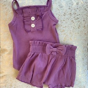 Ruffle onesie and bloomers